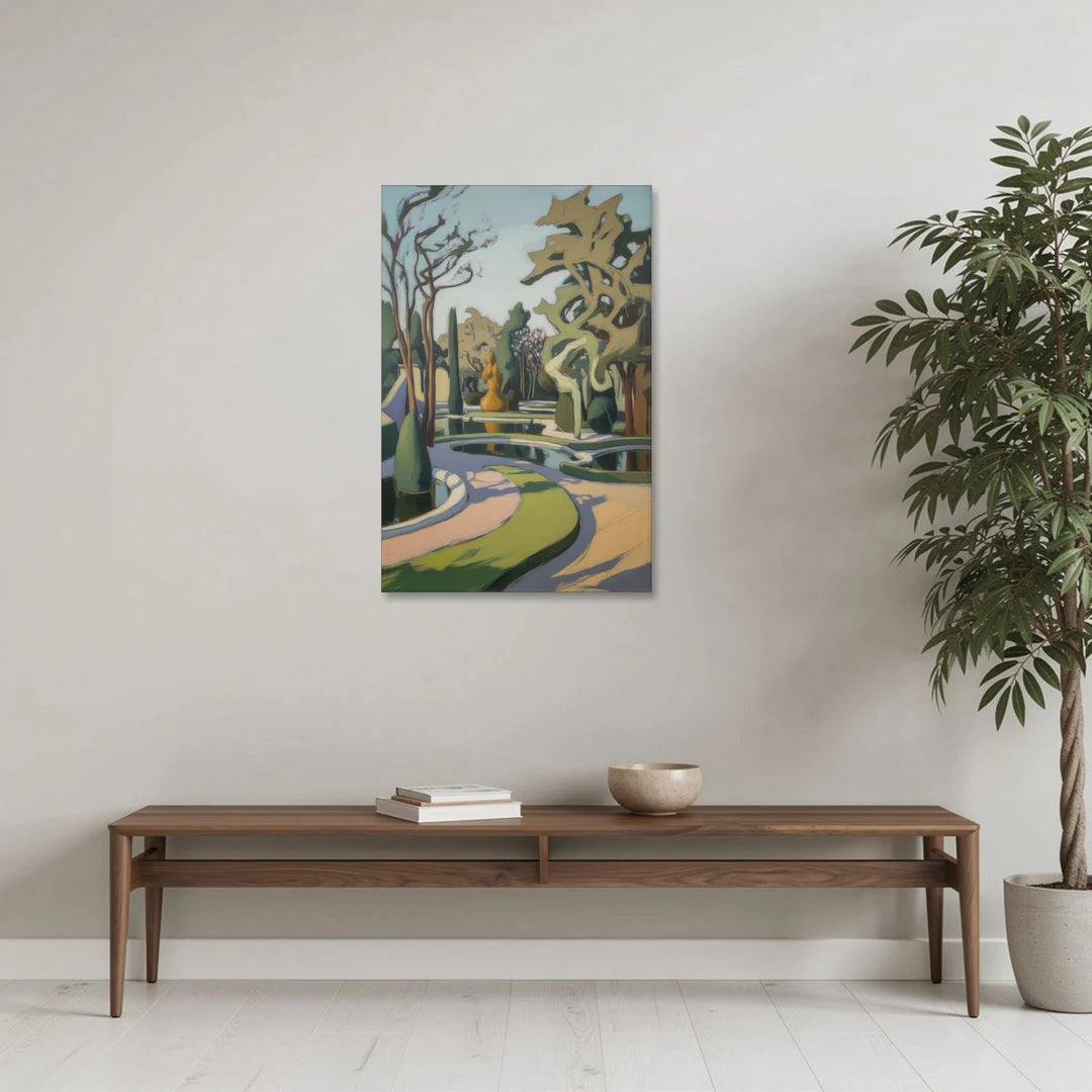 Benrath Palace Gardens - Canvas Wall Art - Coffee Table - 24x36