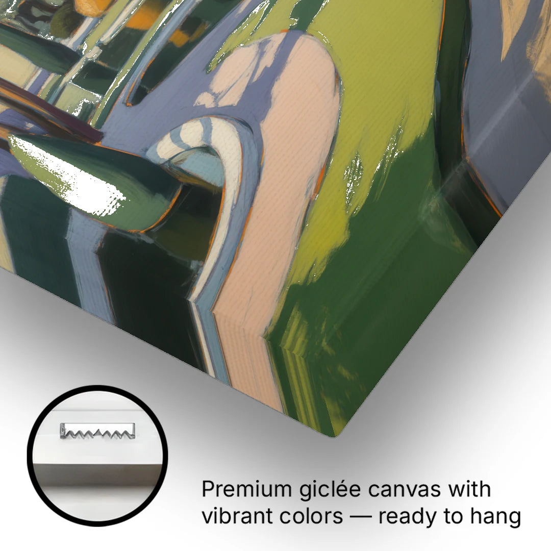 Benrath Palace Gardens - Canvas Wall Art - Gallery Wrap Corner