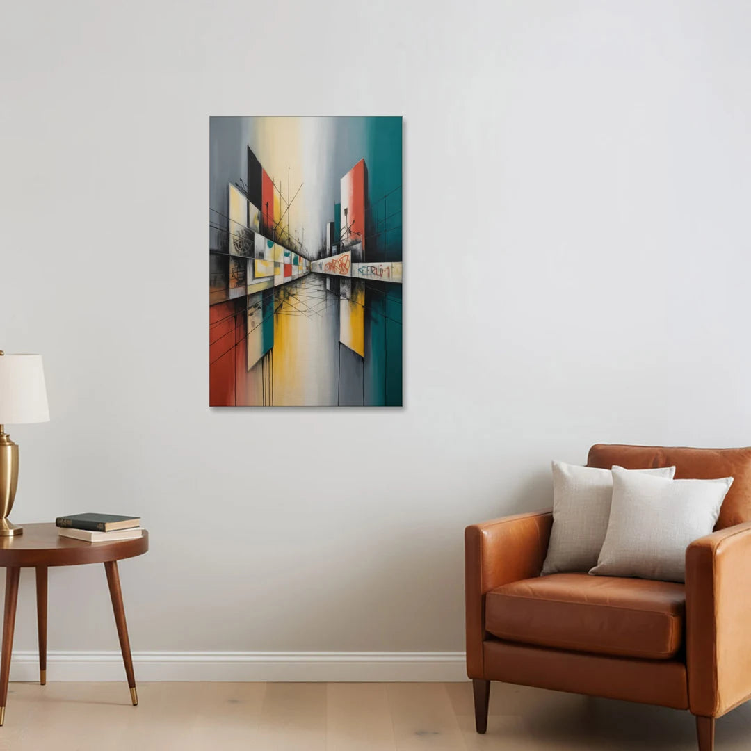 Berlin Wall Echoes - Canvas Wall Art - Sofa - 24x36