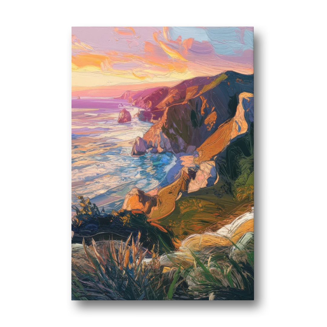 Big Sur Mountain Views - Canvas Wall Art - Front