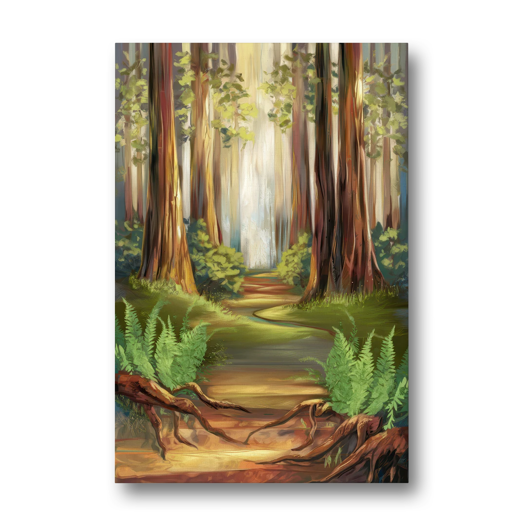 Big Sur Redwood Forest - Canvas Wall Art - Front