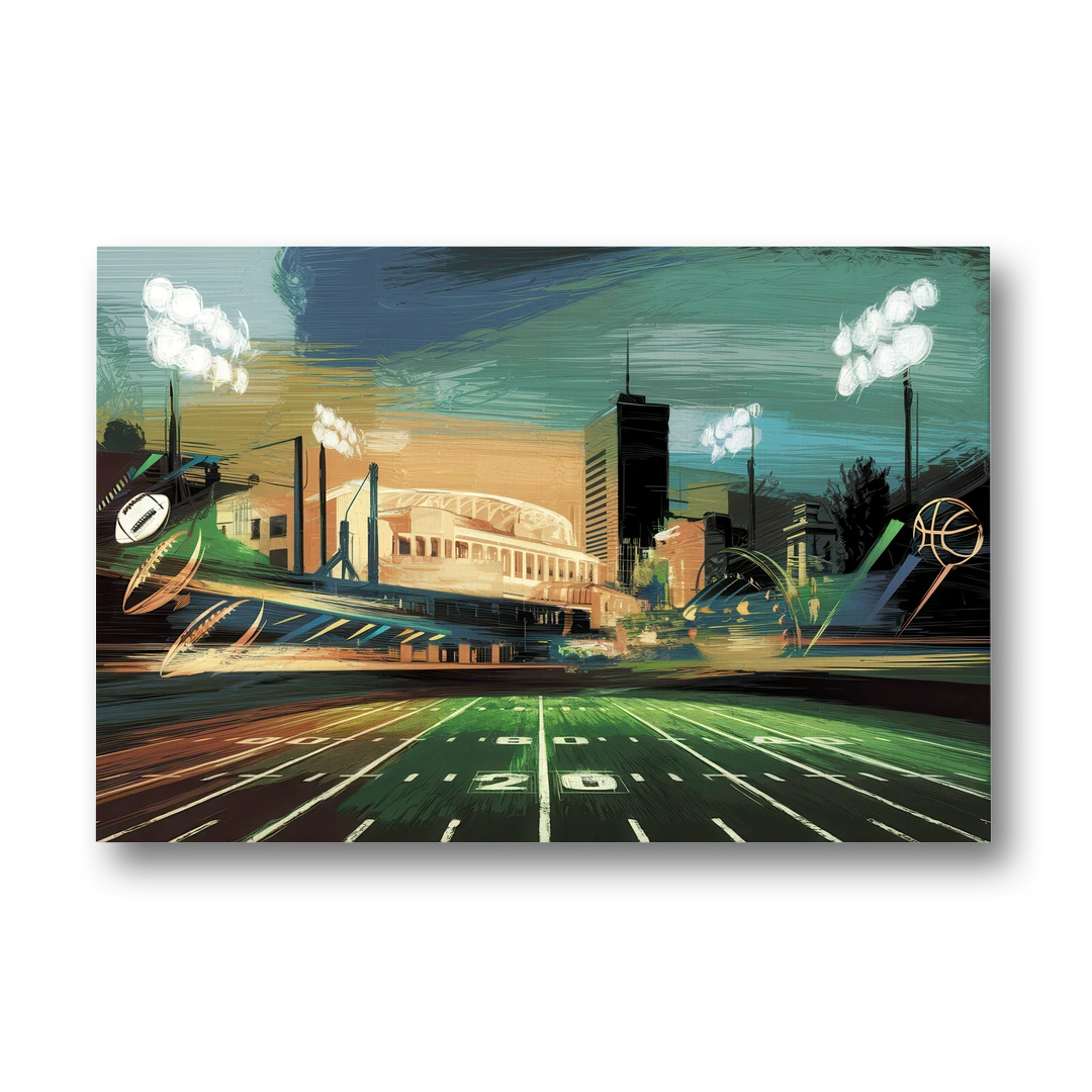 Birmingham Us Sports Teams Tribute - Canvas Wall Art - Front