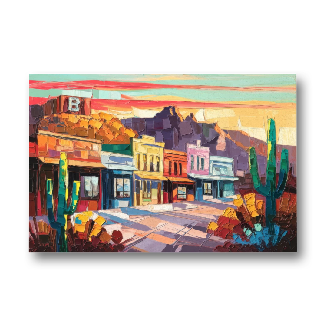 Bisbee Arizona Charm - Canvas Wall Art - Front