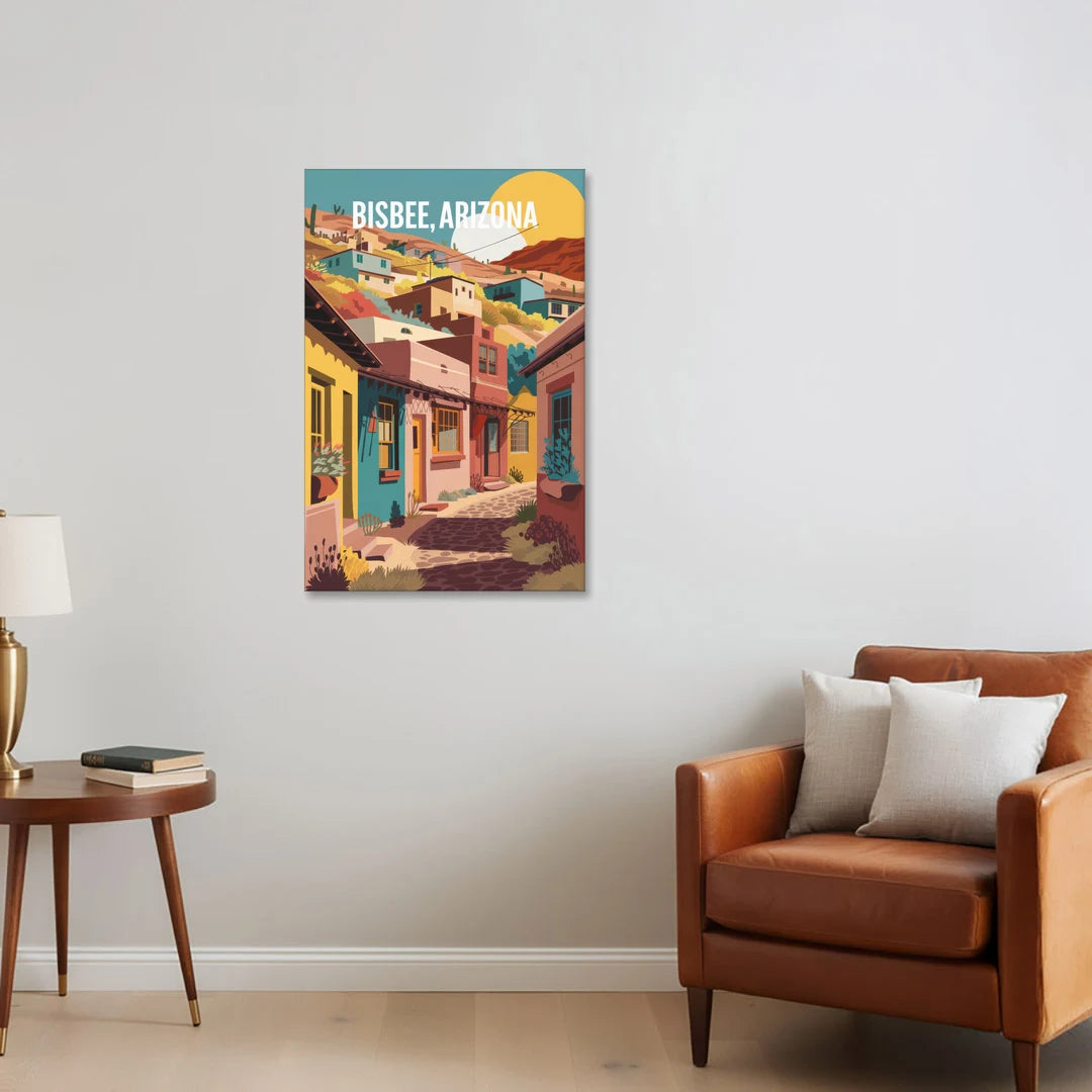 Bisbee Artistic Alleyways - Canvas Wall Art - Sofa - 24x36