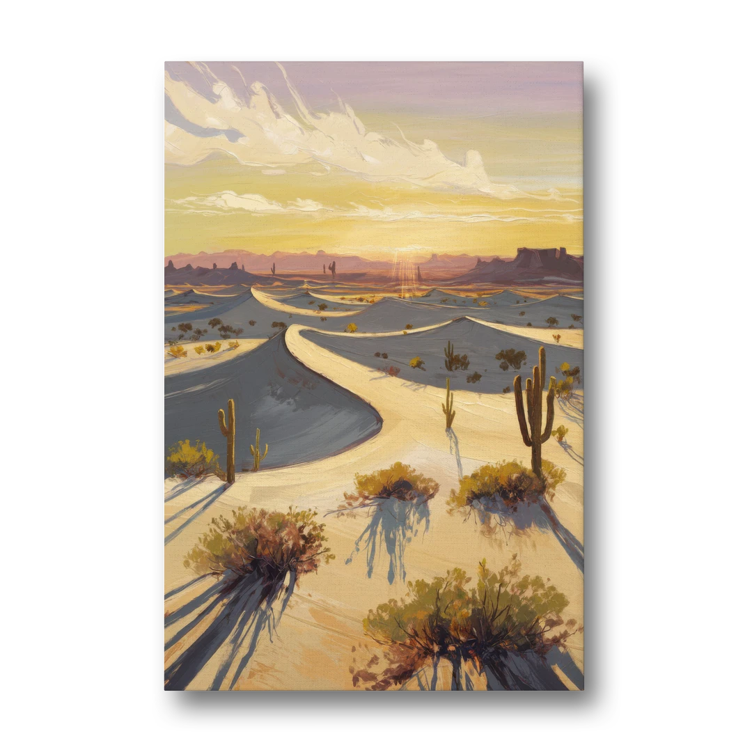 Bisbee Desert Sunrise - Canvas Wall Art - Front