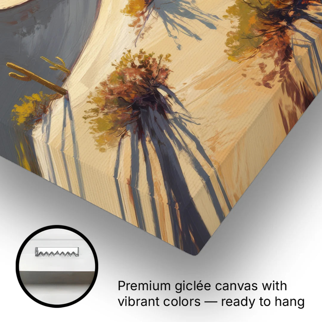 Bisbee Desert Sunrise - Canvas Wall Art - Gallery Wrap Corner