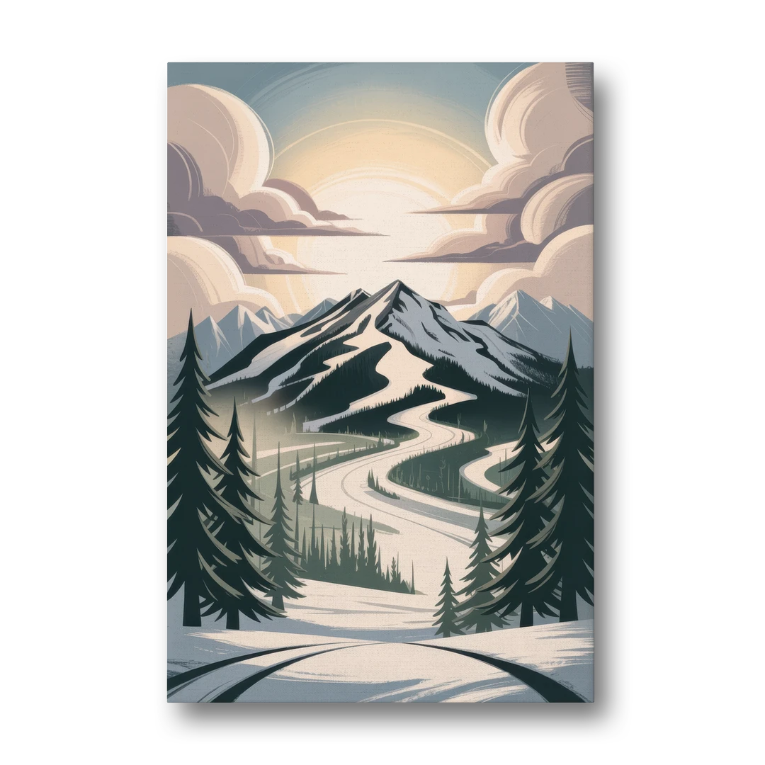 Blackcomb Mountain View - Canvas Wall Art - Front