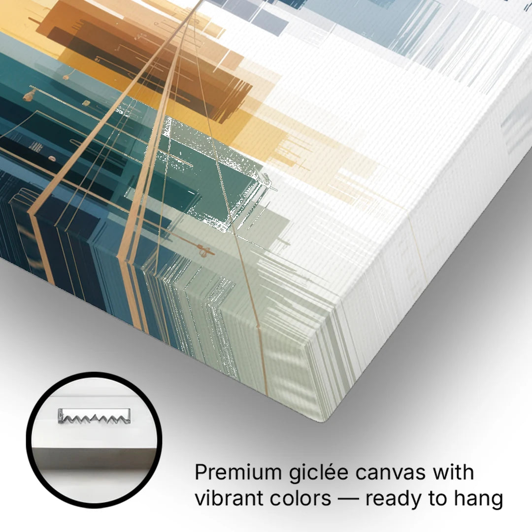 Bloor Street Vibes - Canvas Wall Art - Gallery Wrap Corner