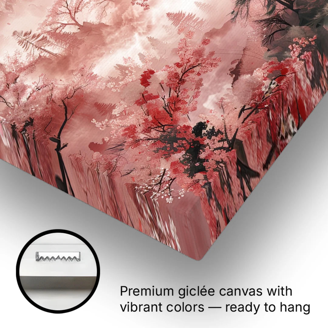 Blossoms in Still Air - Canvas Wall Art - Gallery Wrap Corner
