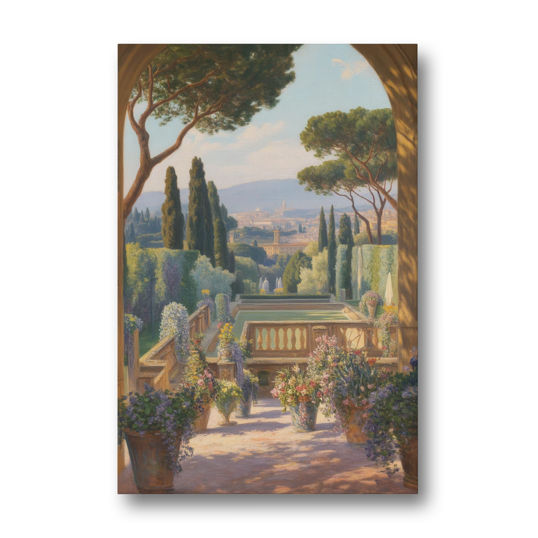 Boboli Gardens Serenity - Canvas Wall Art - Front