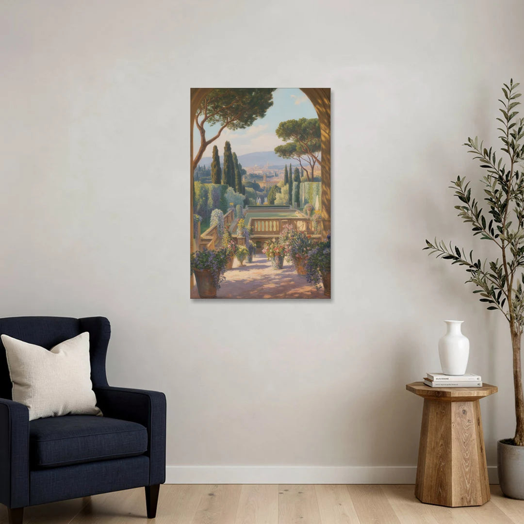 Boboli Gardens Serenity - Canvas Wall Art - Sofa - 24x36