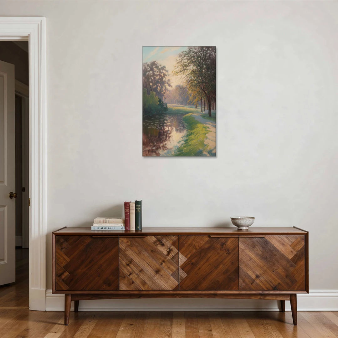 Bois de la Cambre Calm - Canvas Wall Art - Coffee Table - 24x36
