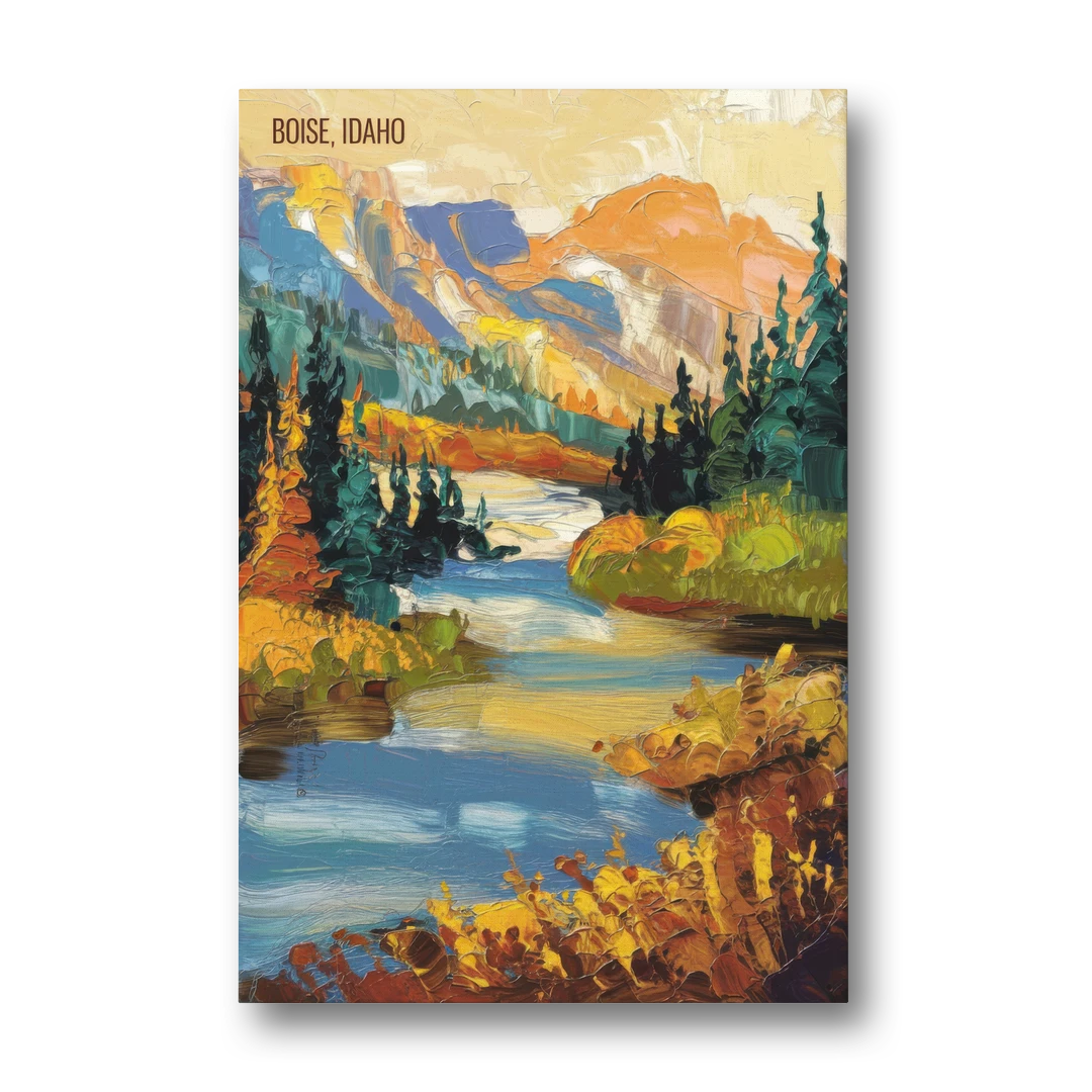 Boise Nature Escape - Canvas Wall Art - Front