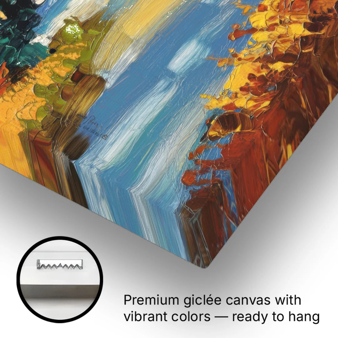 Boise Nature Escape - Canvas Wall Art - Gallery Wrap Corner