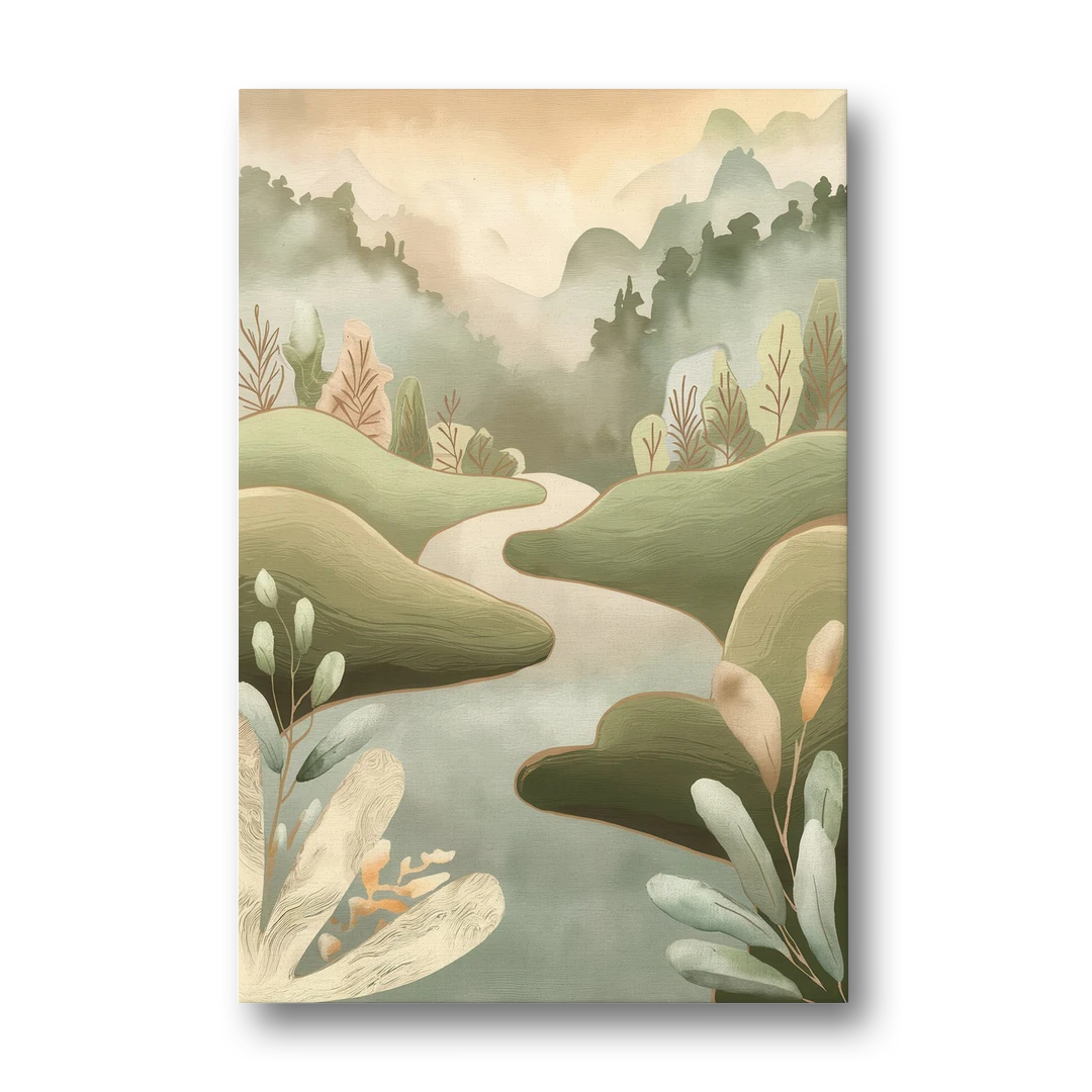 Boise Nature Escape Wilderness - Canvas Wall Art - Front