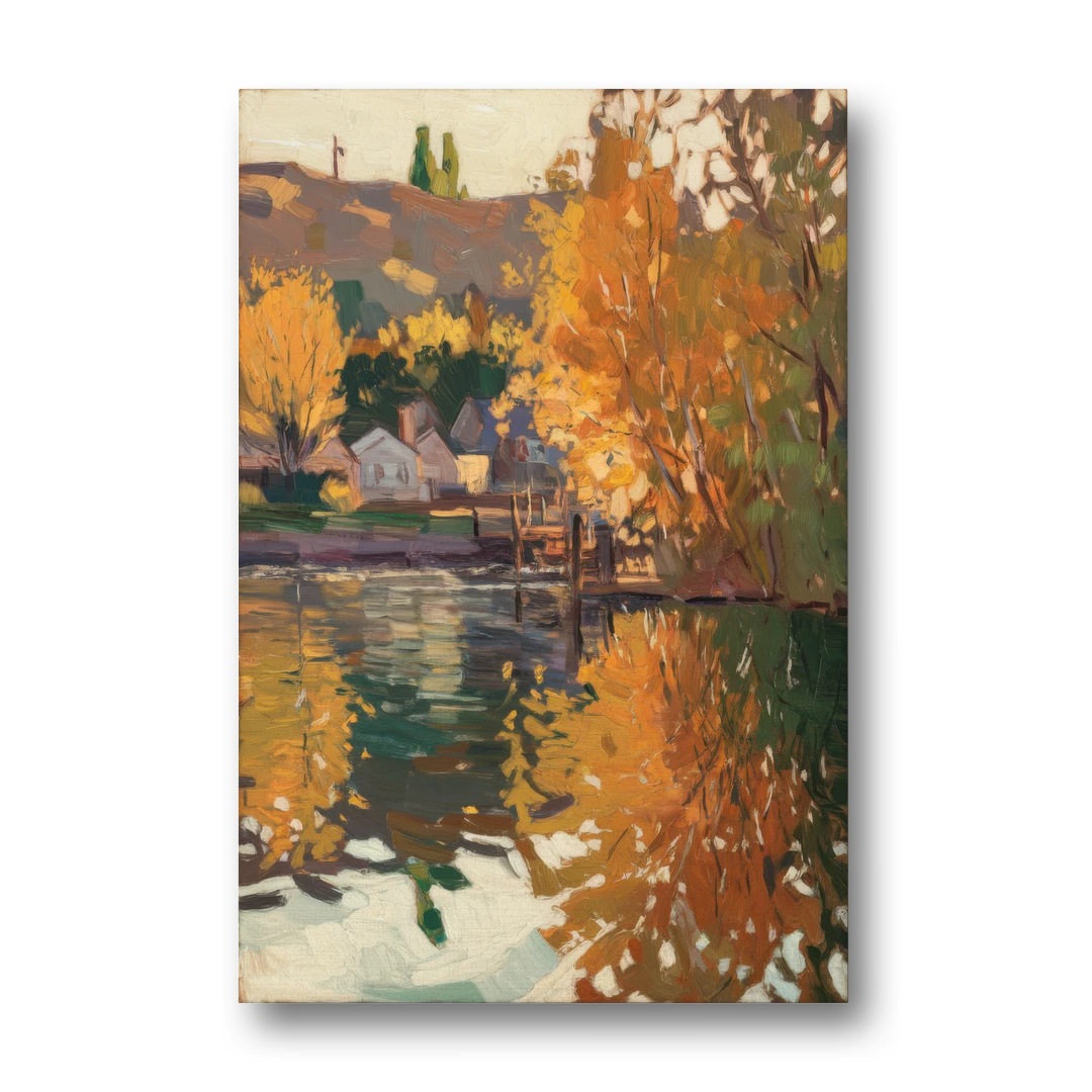 Boise Riverfront Scene - Canvas Wall Art - Front