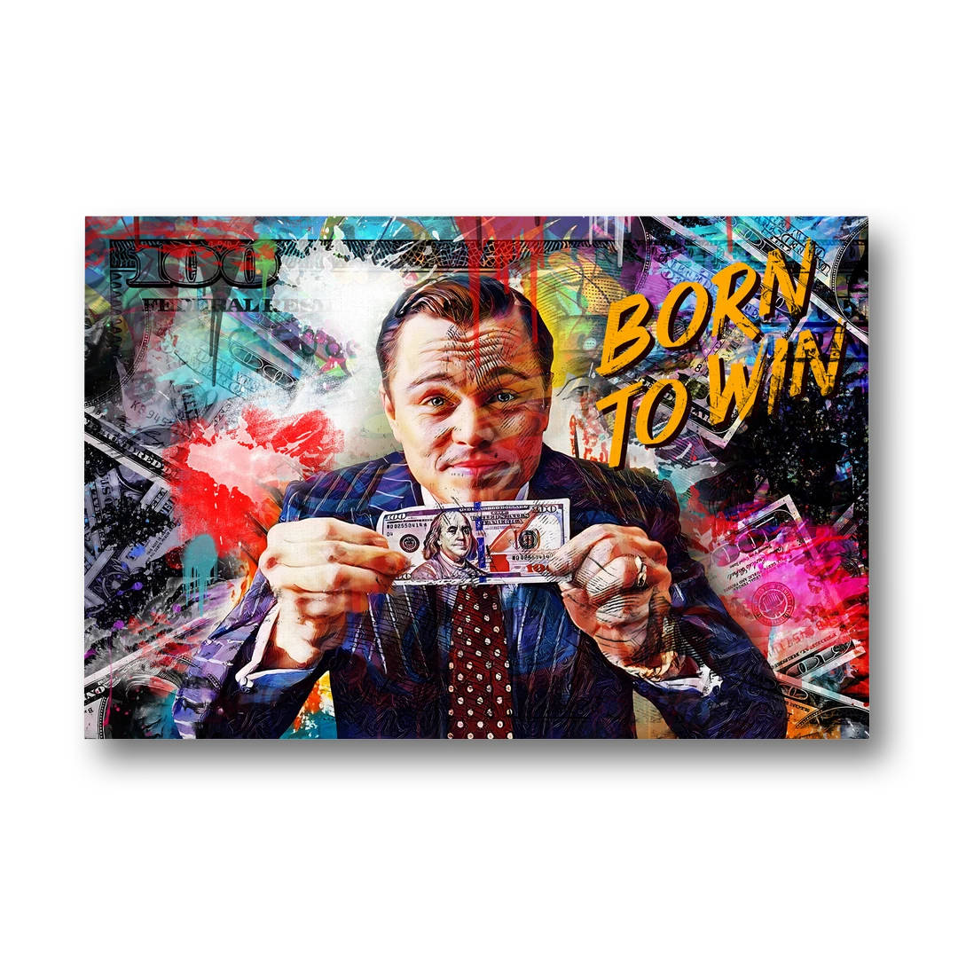 Born To Win - Canvas Wall Art - Front