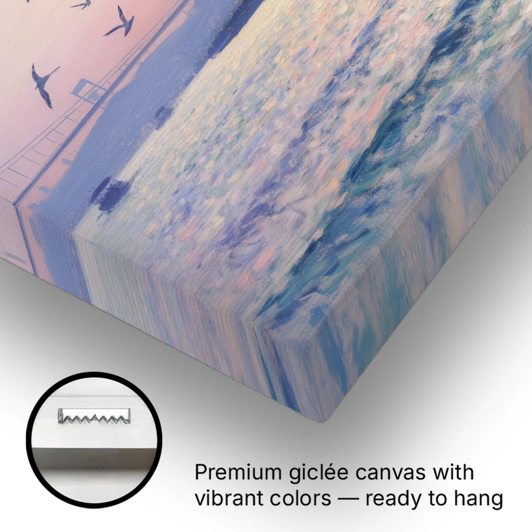 Bosphorus Sunrise - Canvas Wall Art - Gallery Wrap Corner