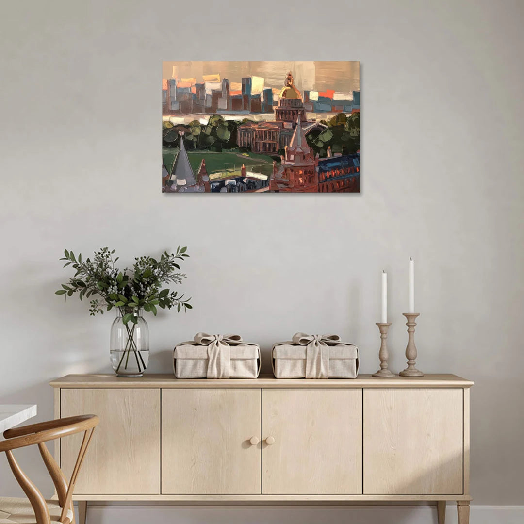 Boston Architectural Beauty - Canvas Wall Art - Coffee Table - 36x24
