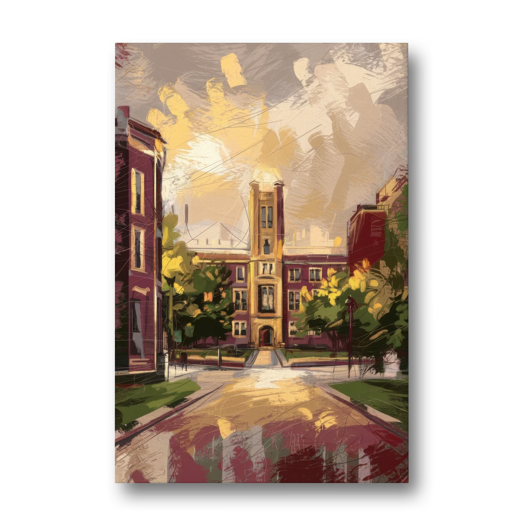 Boston College Eagles Spirit - Canvas Wall Art - Front