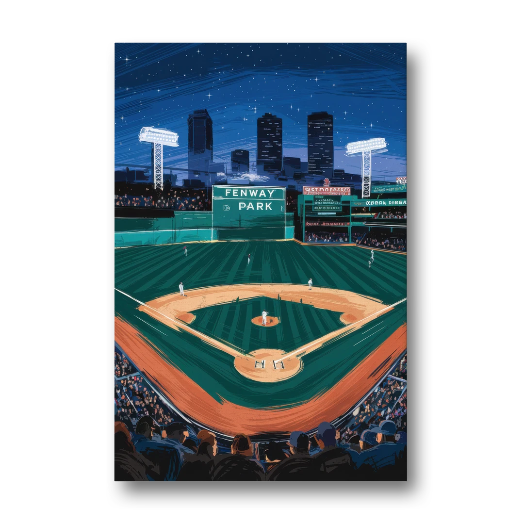 Boston Red Sox Photography - Canvas Wall Art - Front