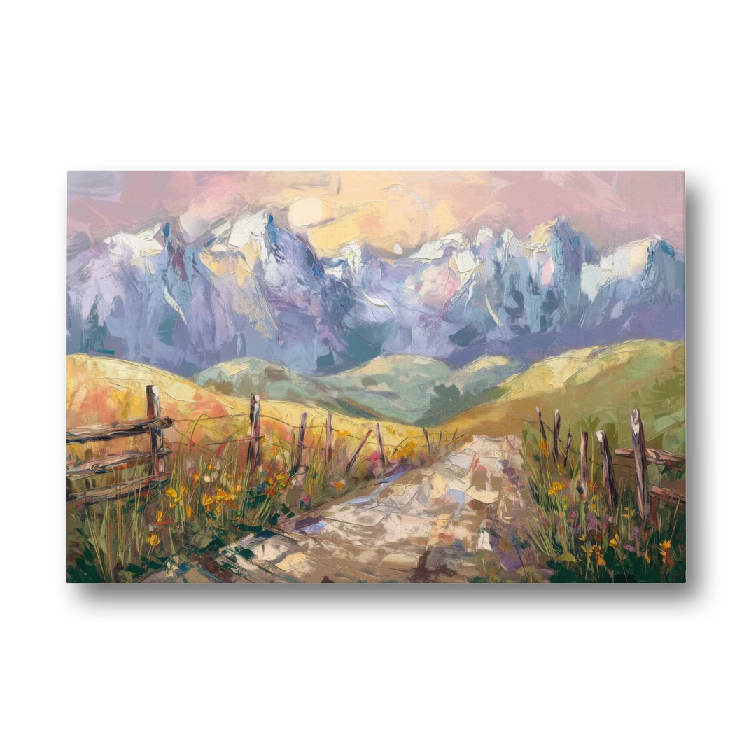 Bozeman Mountain Views - Canvas Wall Art - Front