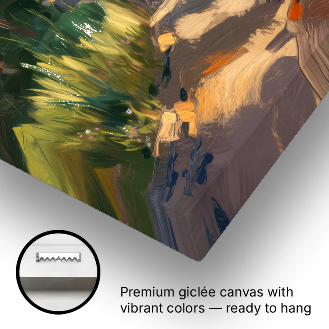 Bozeman Nature Trails - Canvas Wall Art - Gallery Wrap Corner