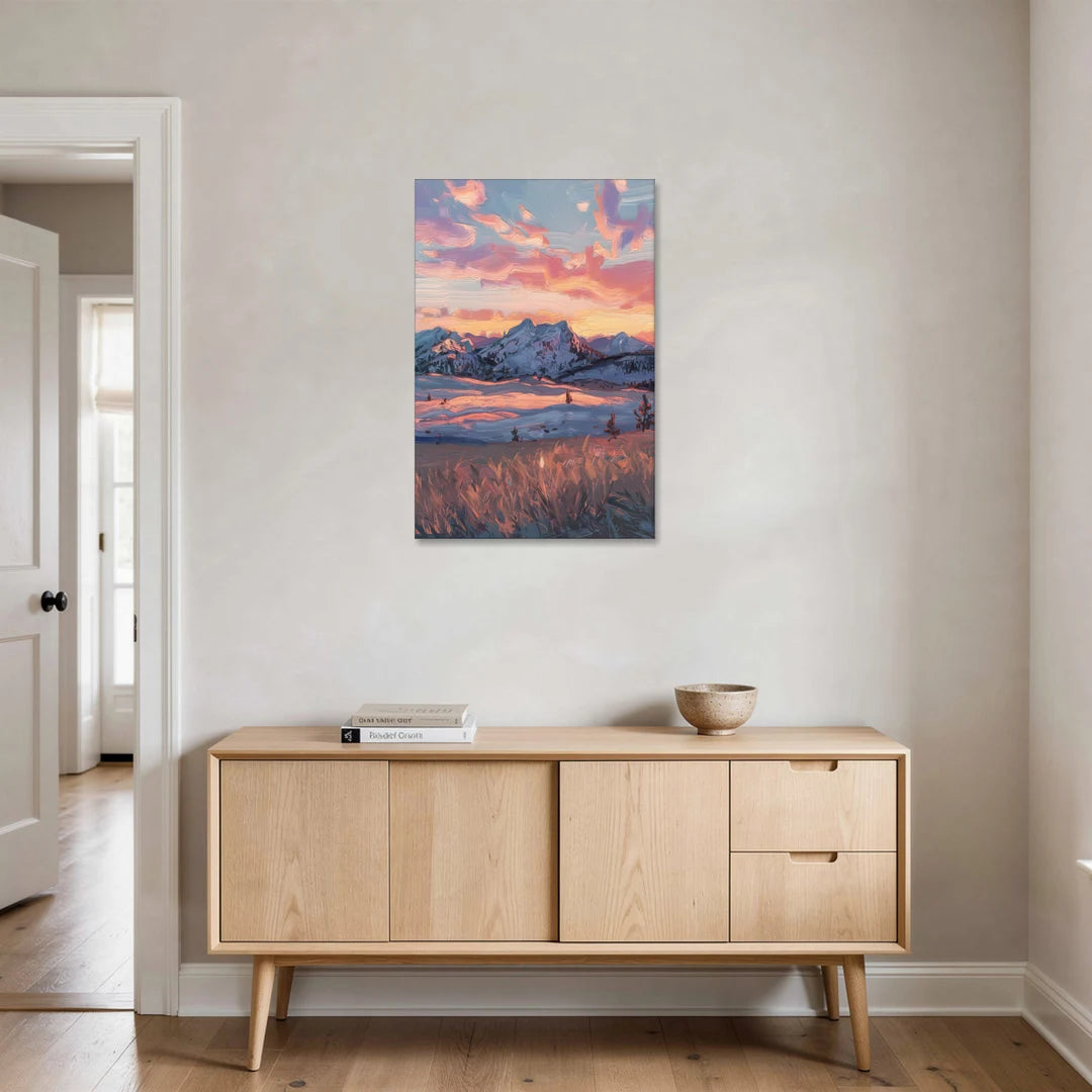 Bozeman Sunset Horizon - Canvas Wall Art - Coffee Table - 24x36