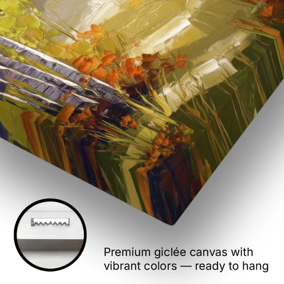 Breckenridge Aspen Forest Autumn - Canvas Wall Art - Gallery Wrap Corner