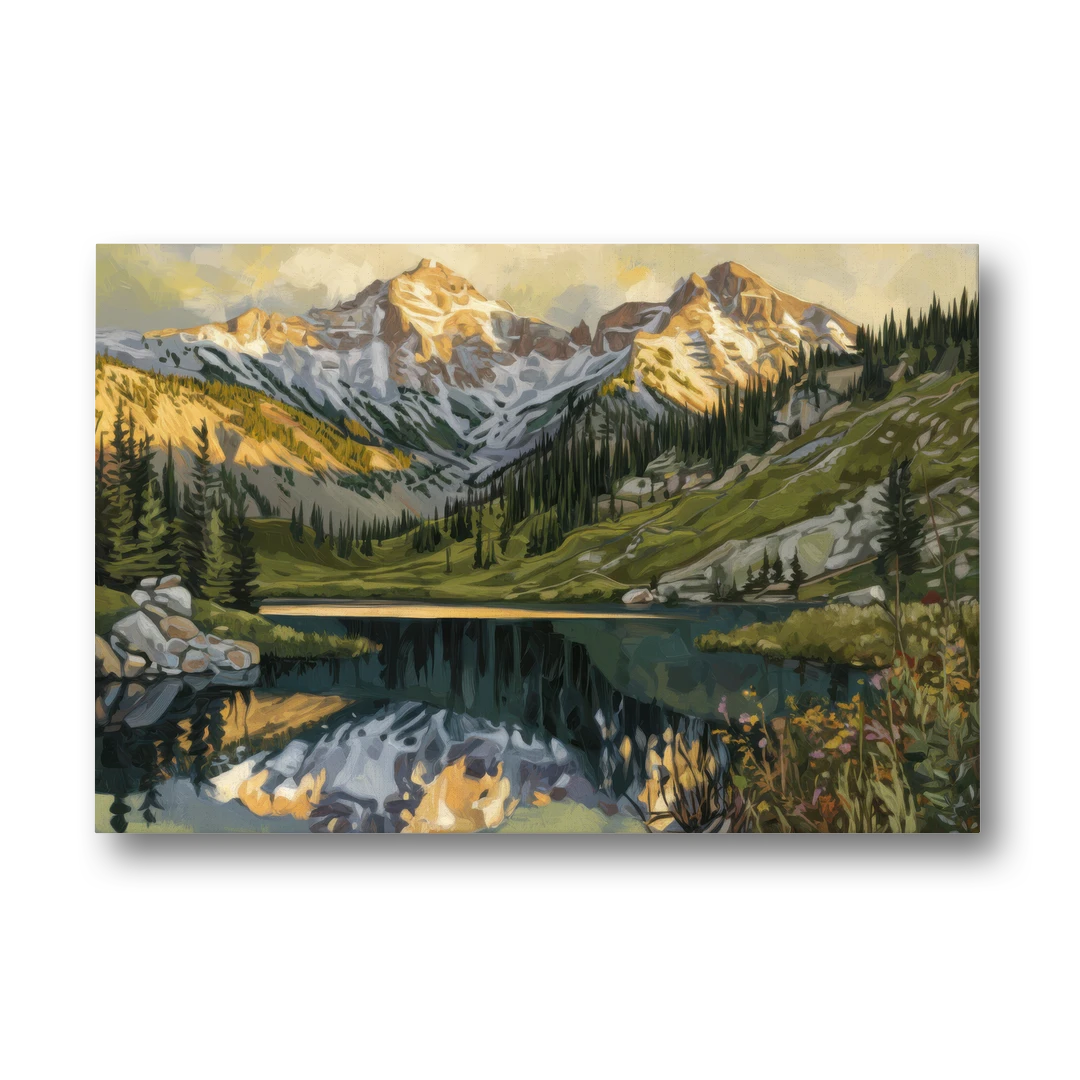 Breckenridge Colorado Rockies - Canvas Wall Art - Front