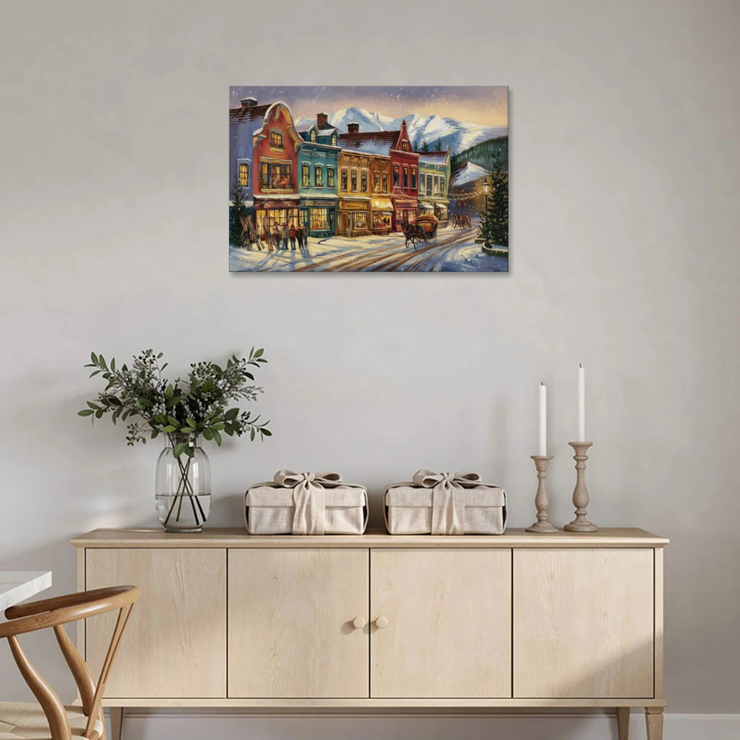 Breckenridge Historic Downtown - Canvas Wall Art - Coffee Table - 36x24