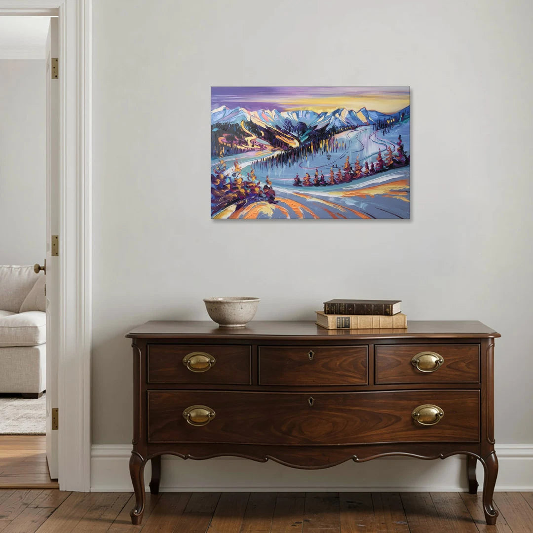 Breckenridge Scenic Trails - Canvas Wall Art - Coffee Table - 36x24
