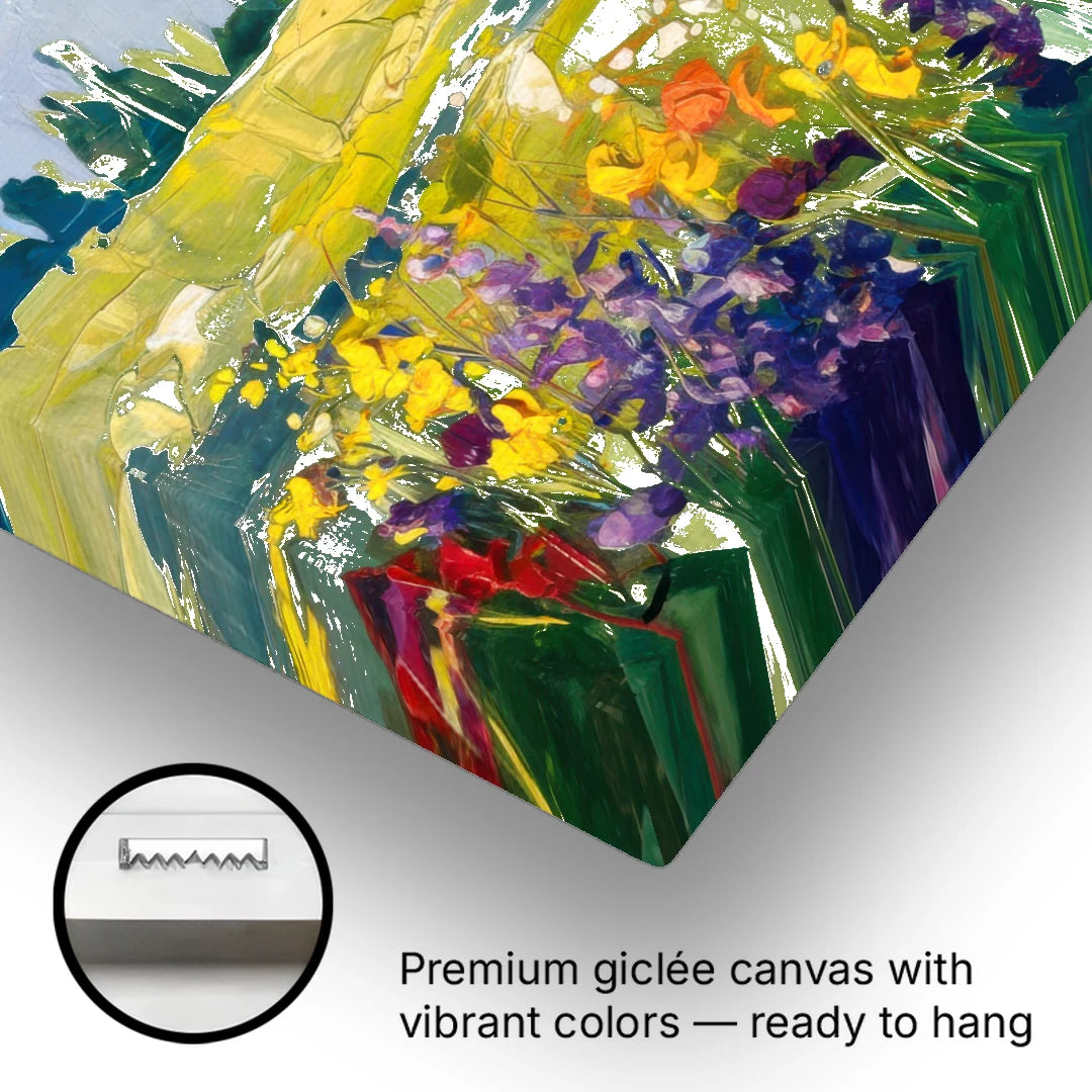 Breckenridge Summer Wildflowers - Canvas Wall Art - Gallery Wrap Corner