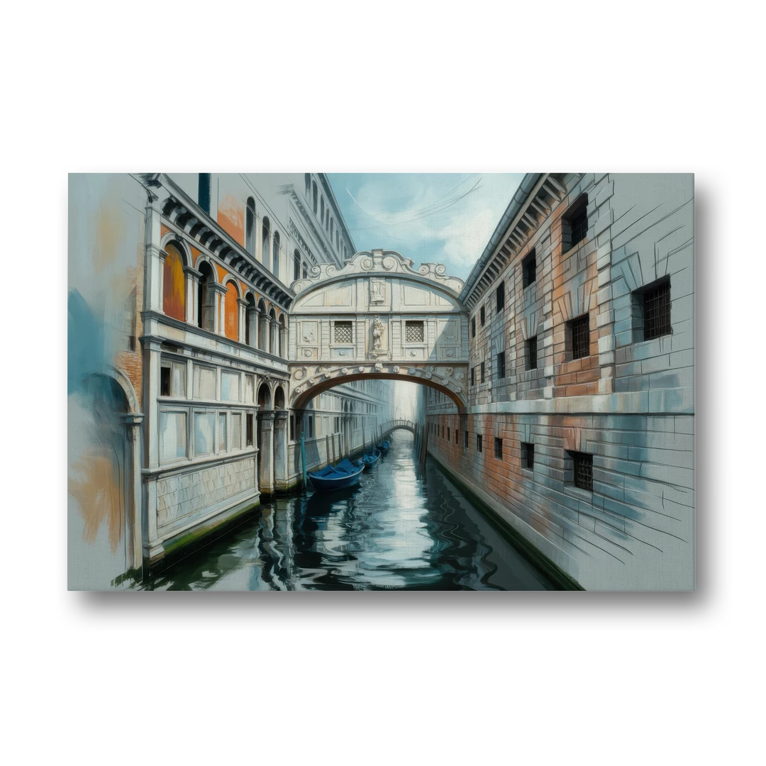 Bridge of Sighs Whisper - Canvas Wall Art - Front