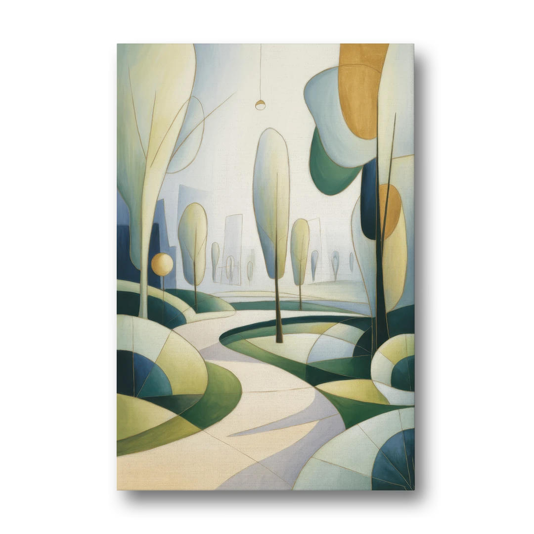 Brussels Park Tranquility - Canvas Wall Art - Front