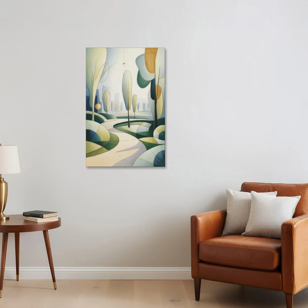 Brussels Park Tranquility - Canvas Wall Art - Sofa - 24x36
