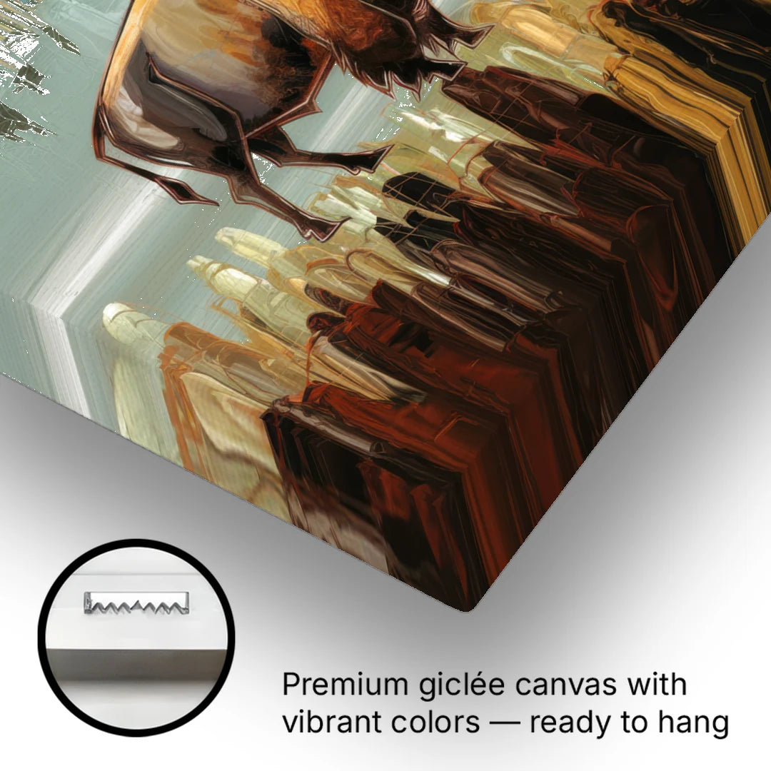 Buffalo All America City - Canvas Wall Art - Gallery Wrap Corner