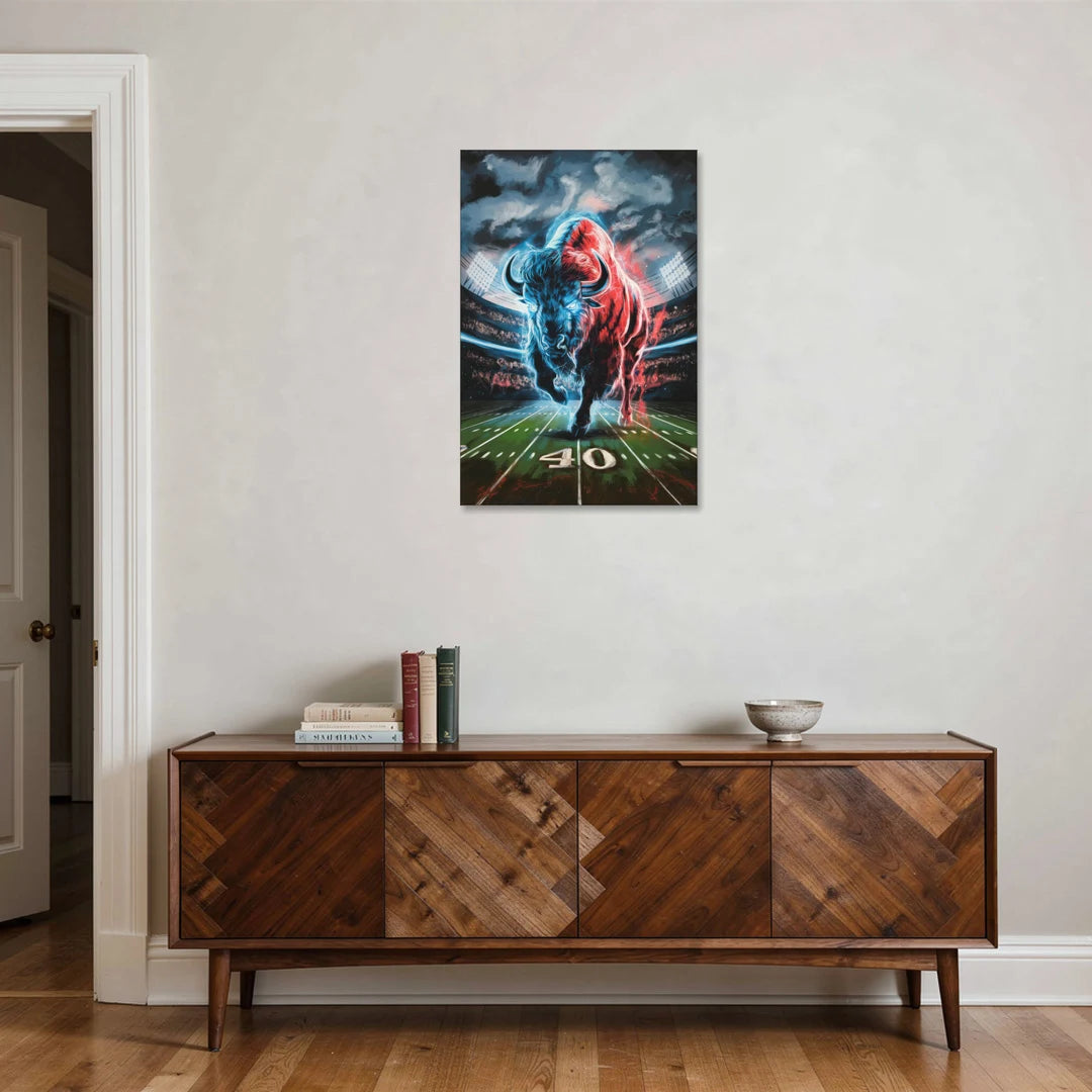 Buffalo Bills Football Pride - Canvas Wall Art - Coffee Table - 24x36