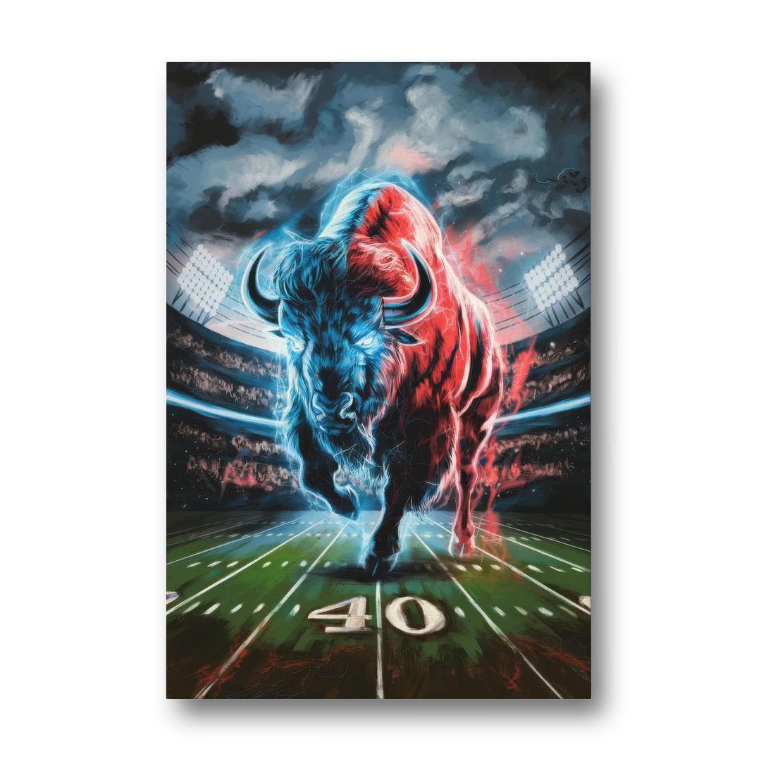 Buffalo Bills Football Pride - Canvas Wall Art - Front