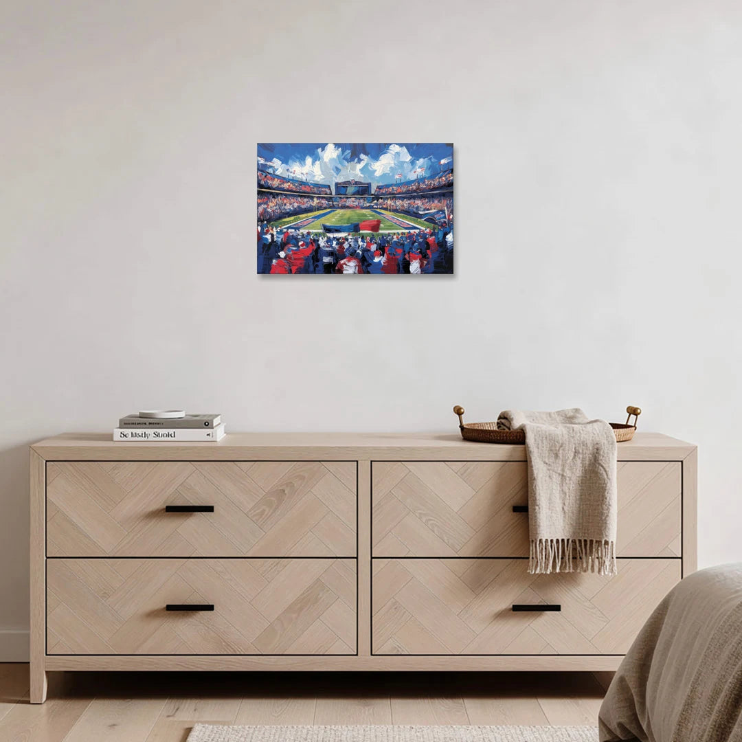 Buffalo Bills Stadium Energy - Canvas Wall Art - Coffee Table - 24x16