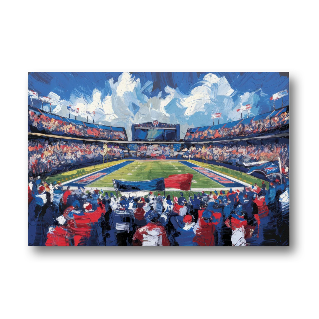 Buffalo Bills Stadium Energy - Canvas Wall Art - Front