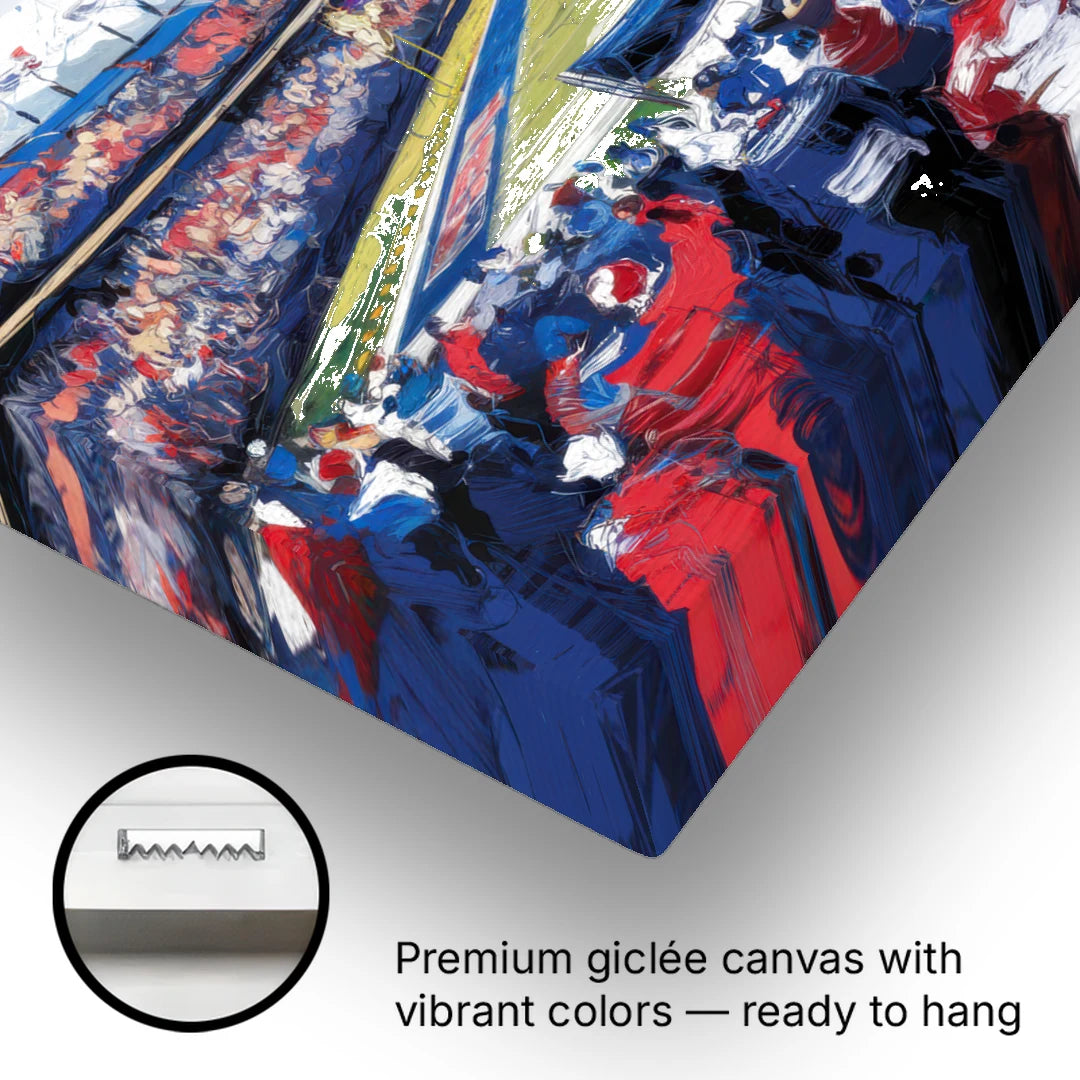 Buffalo Bills Stadium Energy - Canvas Wall Art - Gallery Wrap Corner