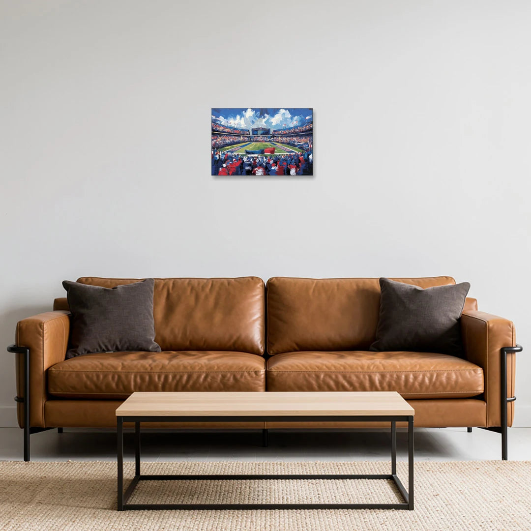 Buffalo Bills Stadium Energy - Canvas Wall Art - Sofa - 18x12