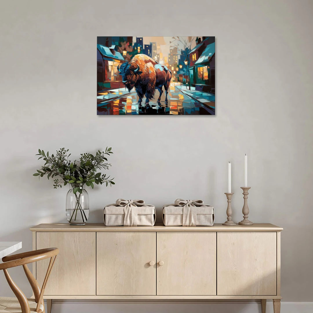 Buffalo Elmwood Village Vibes - Canvas Wall Art - Coffee Table - 36x24
