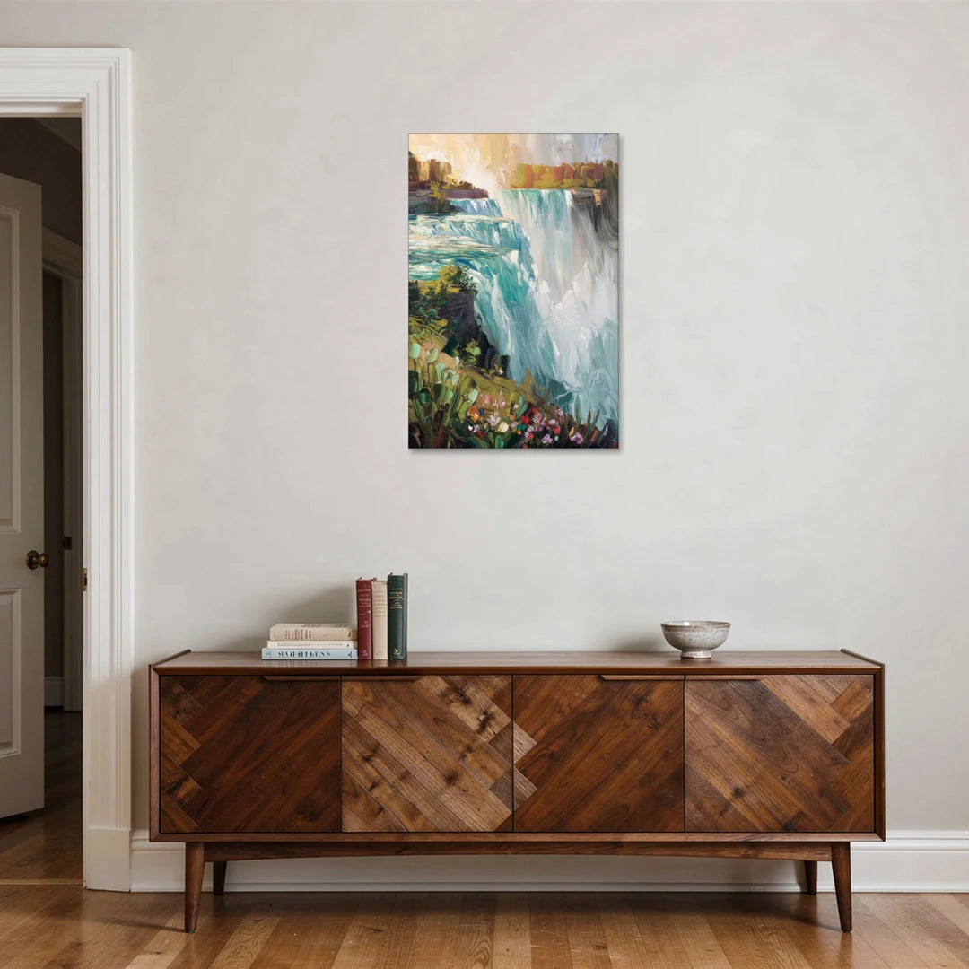 Buffalo Niagara Falls View - Canvas Wall Art - Coffee Table - 24x36