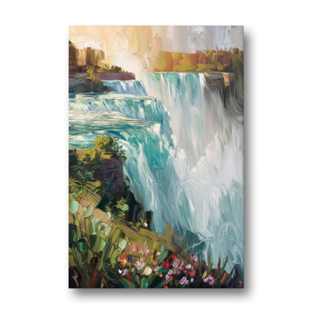 Buffalo Niagara Falls View - Canvas Wall Art - Front