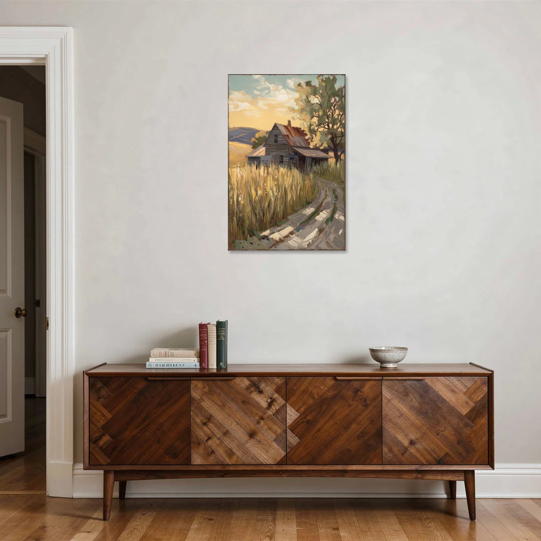Burlington Rustic Charm - Canvas Wall Art - Coffee Table - 24x36