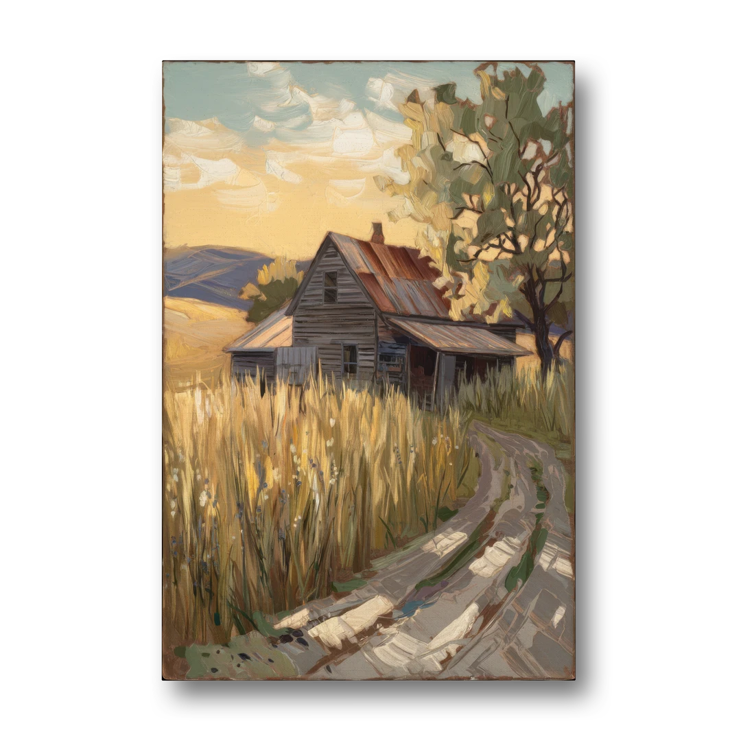 Burlington Rustic Charm - Canvas Wall Art - Front