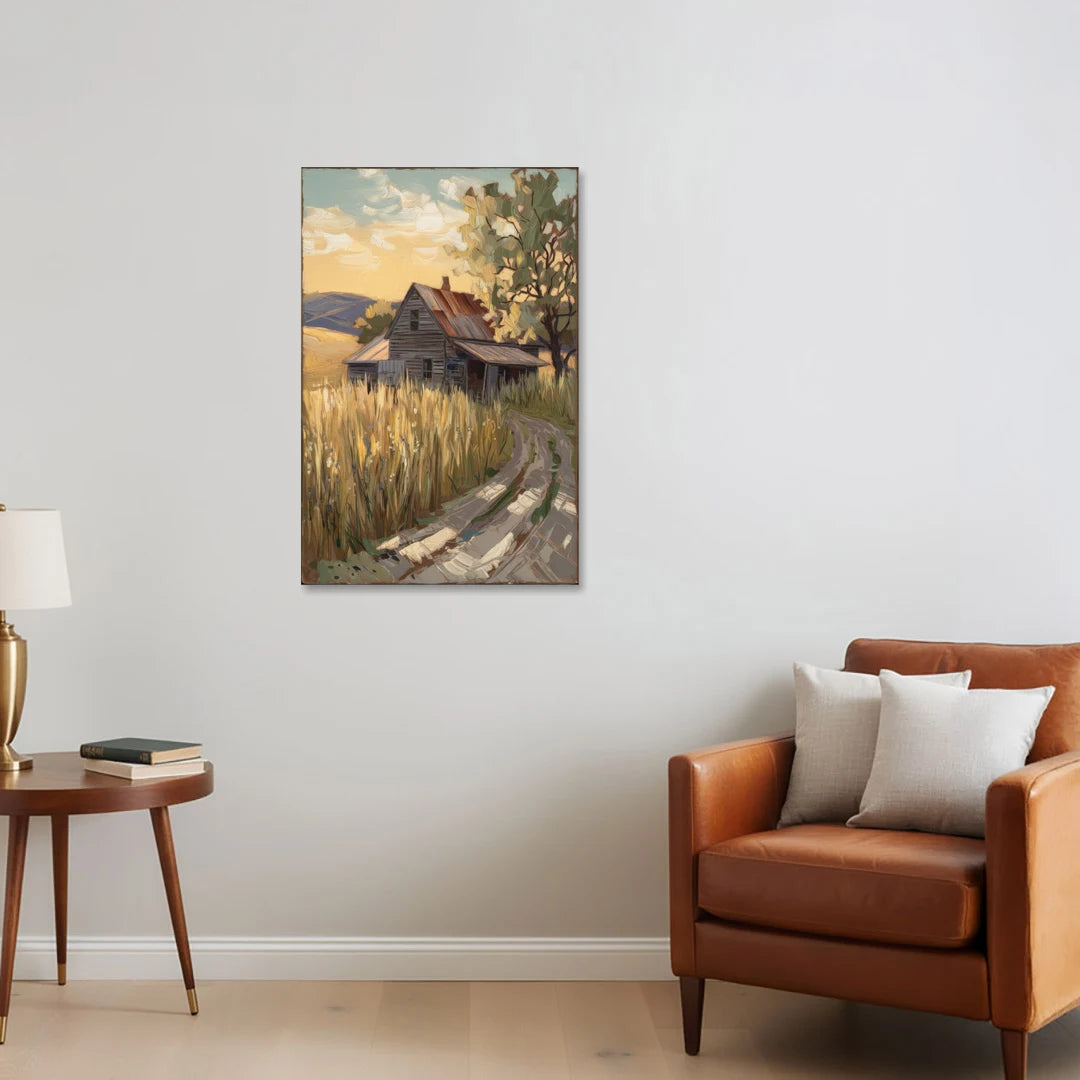 Burlington Rustic Charm - Canvas Wall Art - Sofa - 24x36