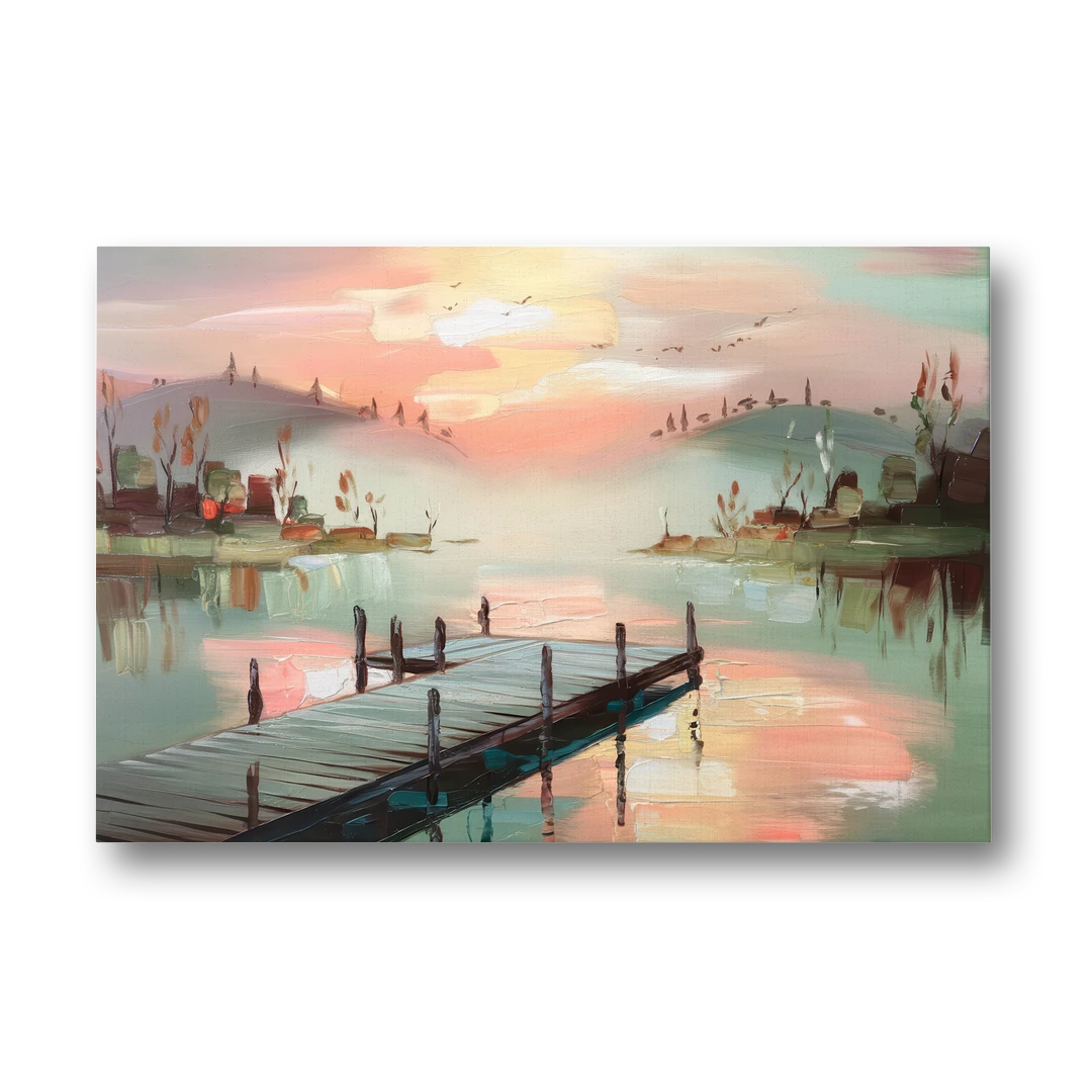 Burlington Waterfront Views - Canvas Wall Art - Front